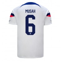 Camiseta Estados Unidos Yunus Musah #6 Primera Equipación Replica Mundial 2022 mangas cortas